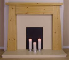 Tapered Leg Pine Fire Surround